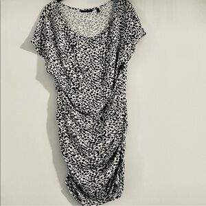 Victoria's Secret Cheetah Print Mini Ruched Dress Size M
